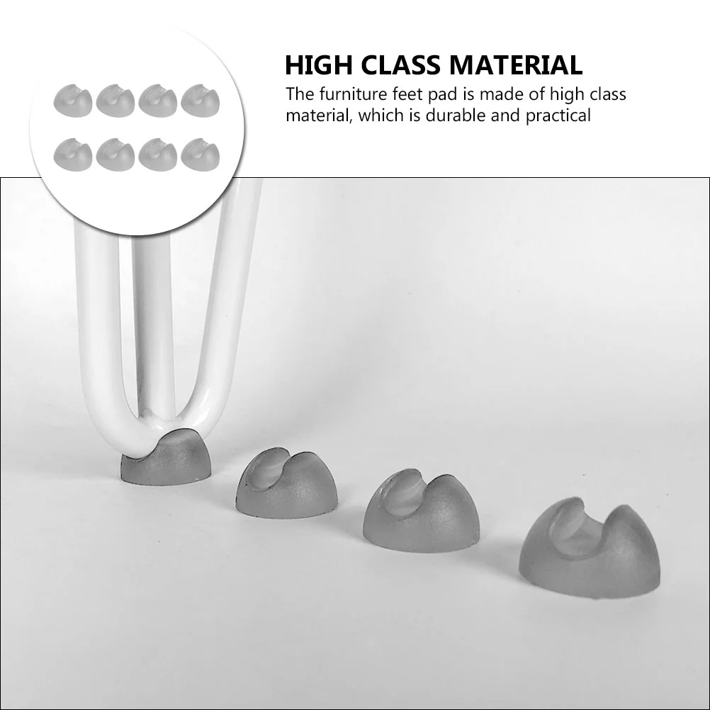 8 Pcs Non Slip Area Rugs Chair Foot Protector Non-slip Table Feet Covers Pad Legs Protectors Protective