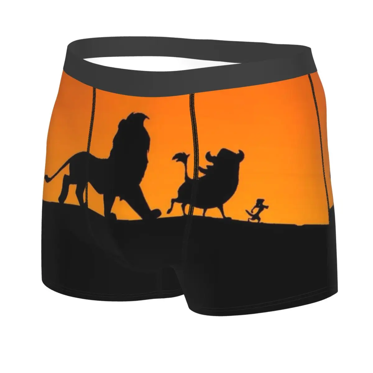 Custom Cartoon The Lion King Boxers Shorts Men's Hakuna Matata Briefs Underwear Funny Underpants