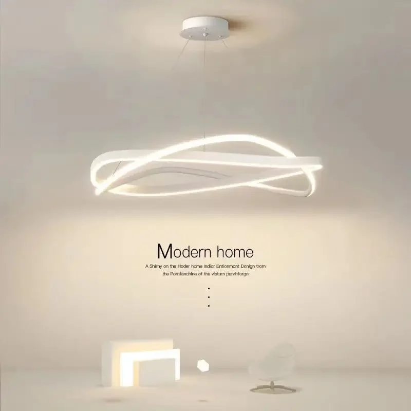 TechHPMinimalist Light Luxury Living Room Pendant Lights Post-modern Simple Restaurant Light Bedroom