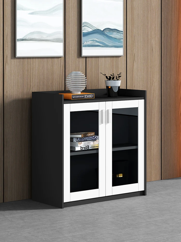 Contemporary Modern Wooden File Cabinets Practical Office & School Workshop Furniture For Organizing Storing Documents Archives