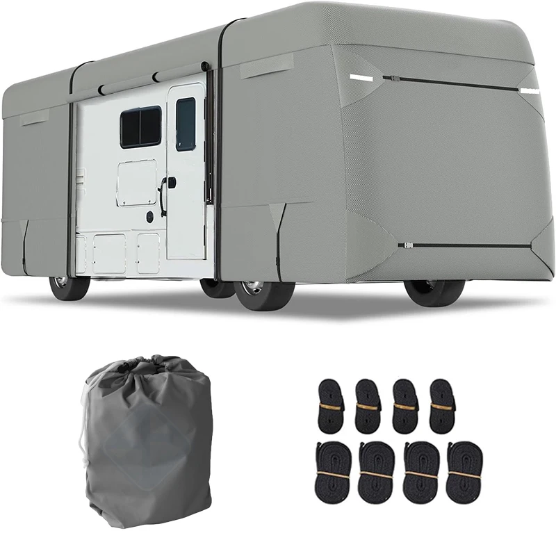 

For RV Direct Sales Customized Class a RV Cover Waterproof Dustproof Rip-Resistant Anti-UV Motorhome Caravan Rv Covers