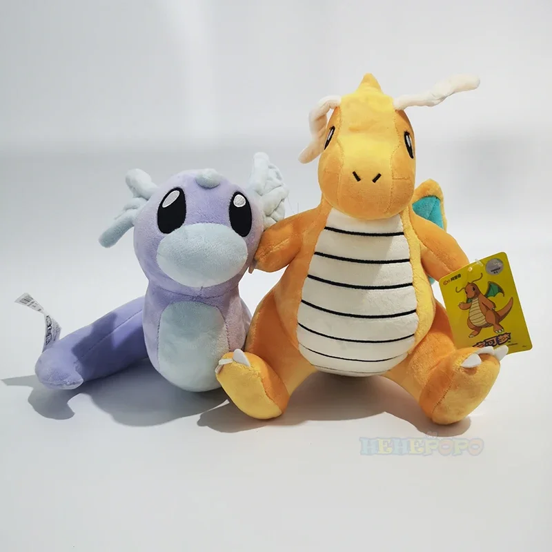 Mainan Tokoh Pokemon Berukuran 30Cm Bermerek Dragonite Peluche Boneka Lembut Pokemon Mainan Anak Karakter Film