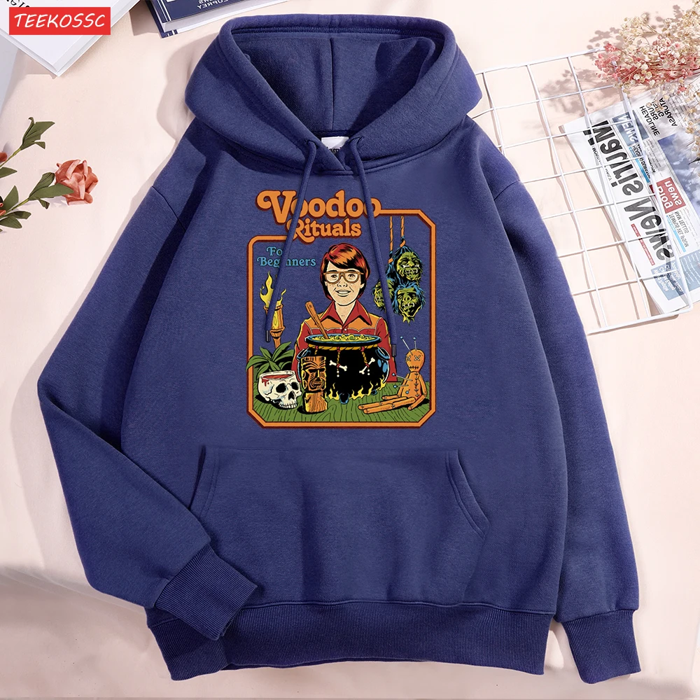 Voodoo Rituals For Beginners Men Women Streetwear Loose Pullover Hoody Fashion Oversized Hoodies Harajuku Fleece Hoodie Couple