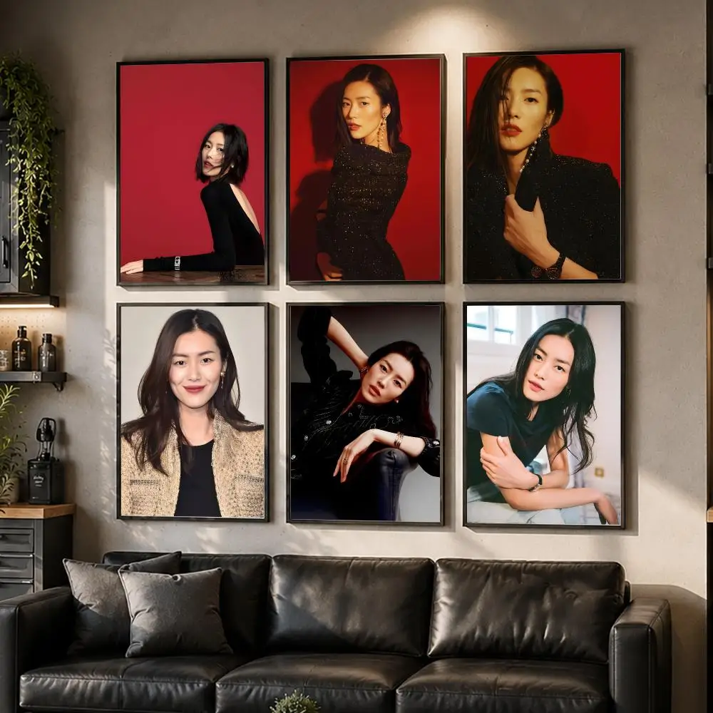 Model L-Liu Wen Poster HD Waterproof Self-Adhesive Wall Art – Multi-Scene Use Top Gift Pick
