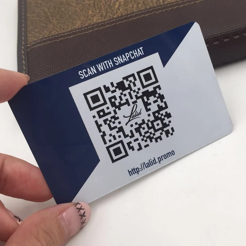10 0.pieces.CustomLaser Engraved Contact Call Sublimation QR code Stainless Steel Metal Business Cards