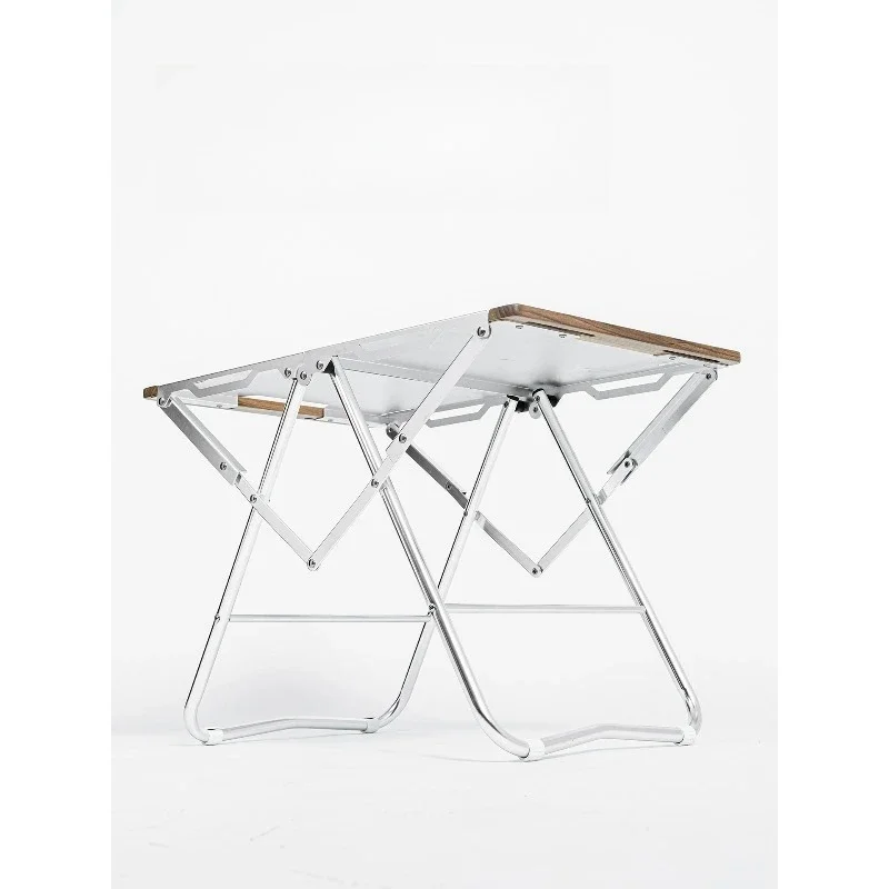Outdoor folding table, lightweight quick-open camping picnic table