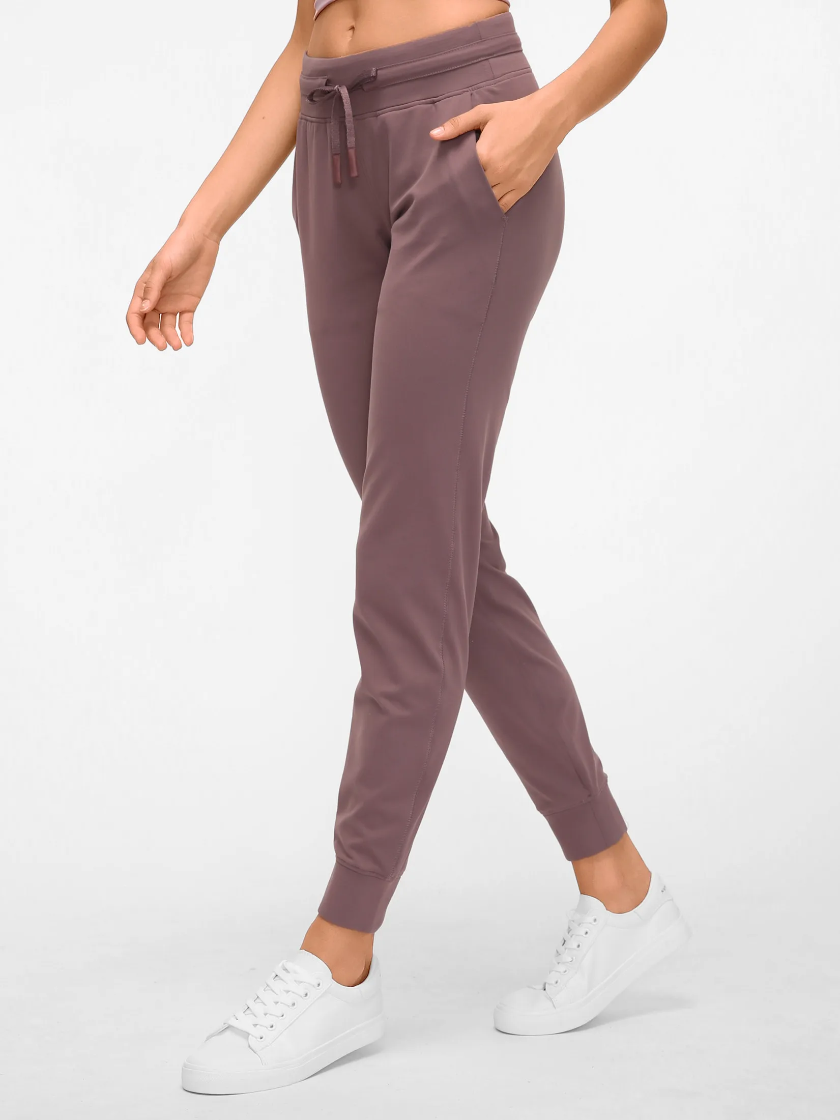 Nepoagym STEP – pantalon d\'entraînement pour femmes, survêtement de course, avec cordon de serrage à poche, décontracté, coupe fuselée, pour le salon