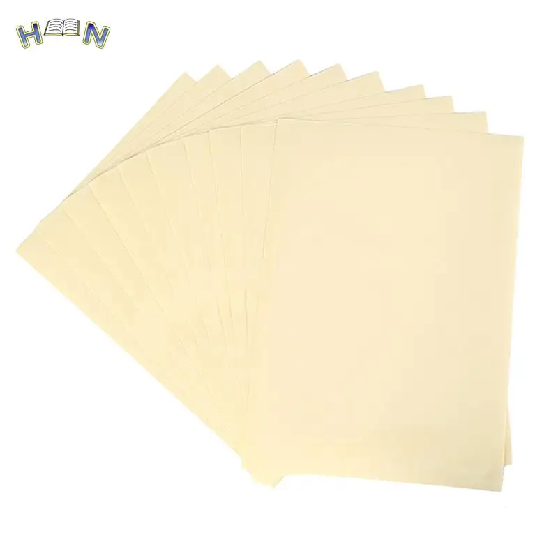 10Sheets A4 Clear Transparent Self Adhesive Vinyl Film Label Sticker For Laser Printer 21 X 29.7cm