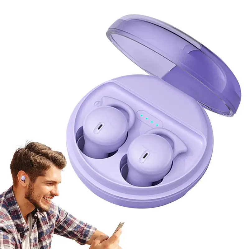 หูฟังไร้สายแบบพกพาหูฟังเอียบัดไร้สายสำหรับเดินทางทำธุรกิจรถไฟความเร็วสูงการนอนหลับหูฟังเอียบัดไร้สาย