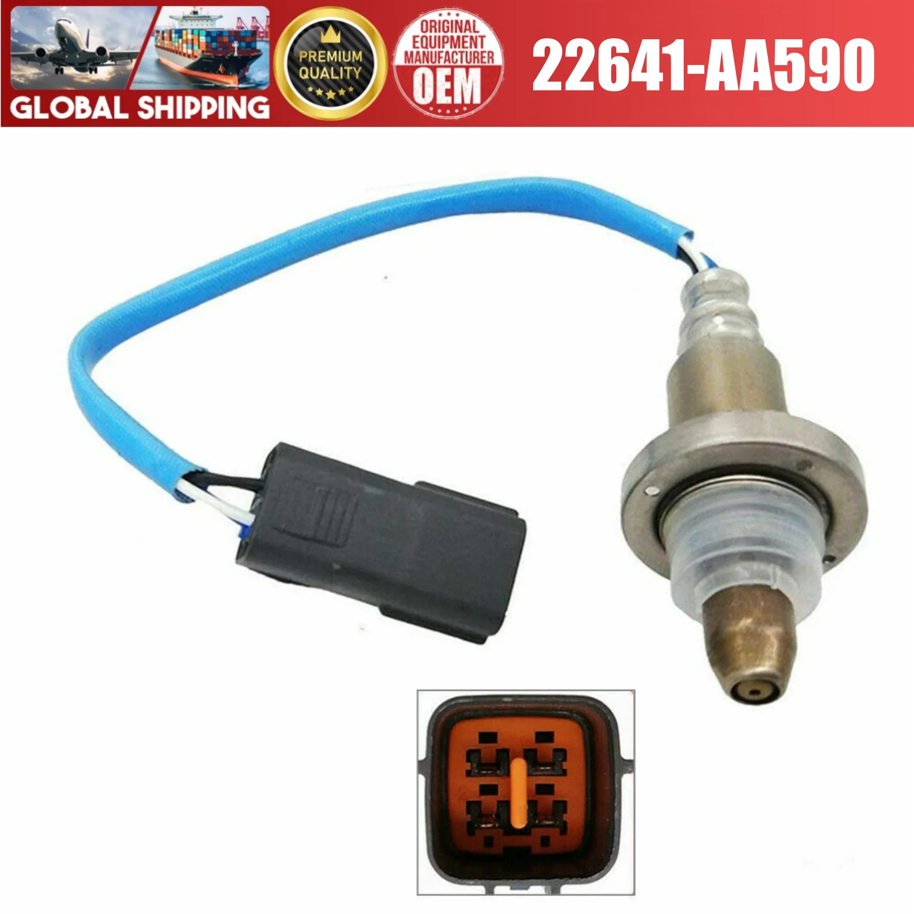 22641-AA590 New front Oxygen Sensor 22641-AA590 for Subaru Forester Impreza 2.5L
