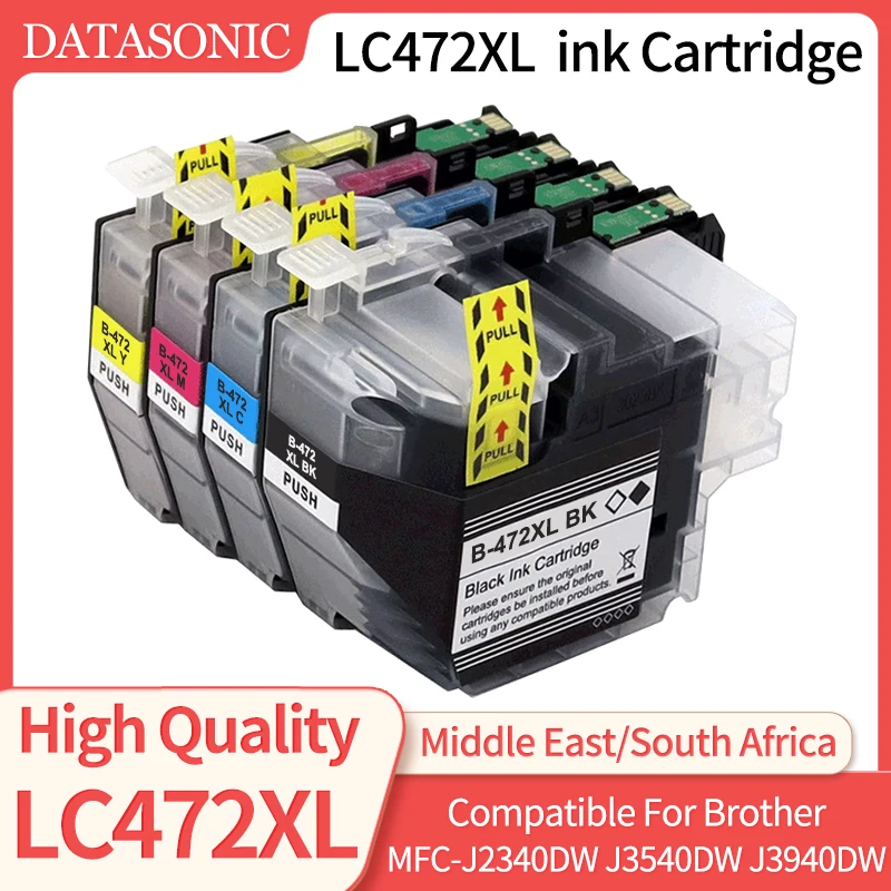 4color LC472 LC472XL Ink Cartridge Compatible For Brother MFC-J2340DW MFC-J3540DW MFC-J3940DW Printer Ink Cartridge Color