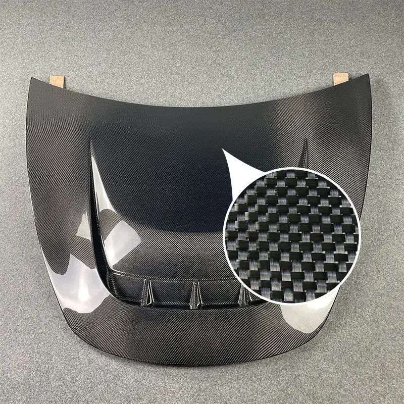 Custom Car Carbon Fiber Engine Hoods Bonnet for  Model 3