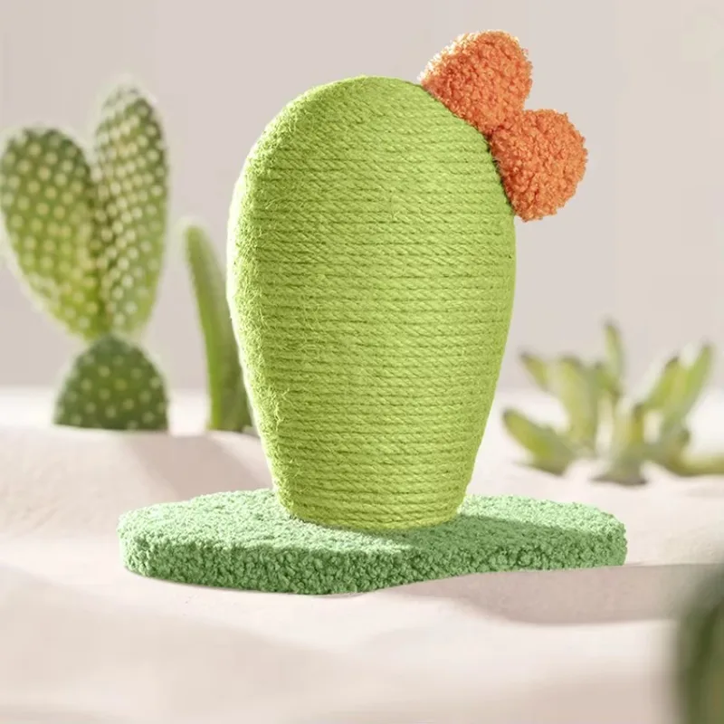 

Pretty cat scratching pile cactus pet cat climbing frame toy supplies grinding claws