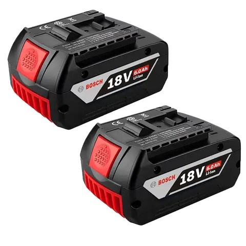 Bosch 18V Professional Systeem Draadloze 도구 용 18V 6000mAh 교체 용 배터리 Bat609 Bat618 Gba18v80 18650 셀