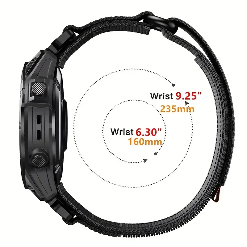 나일론 퀵 핏 스트랩, 가민 페닉스 7X 7 프로 페닉스 6X 6 5X 5 플러스 택틱스 7 포러너 965 955 엔듀로 2 루프 밴드, 22mm, 26mm