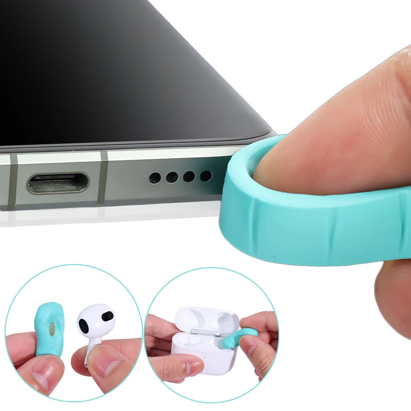 

Non Trace Cleaning Glue Clay Removable Dust Cleaner For Airpods Pro 3 2 1 Wireless Headset Mobile Phone Keyboard Cleaner Clay
