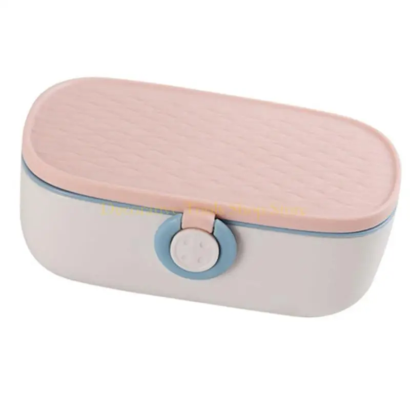 صندوق تنظيم الخيوط الاحترافي QX2E يحتوي على 20 فتحة وغطاء شفاف لتخزين الحرف اليدوية