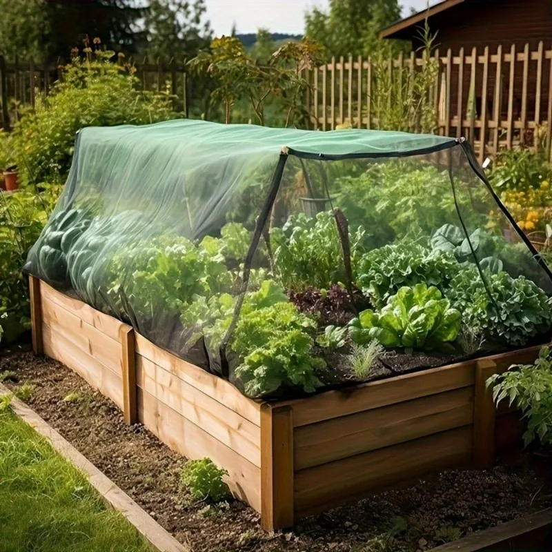 1 Stück Gartennetz für den Außenbereich – Mückensuch-Netzbarriere, insektensicheres Design für Terrasse, Weihnachtsdekoration, Weihnachts-Halloween-Geschenk – Detail 4