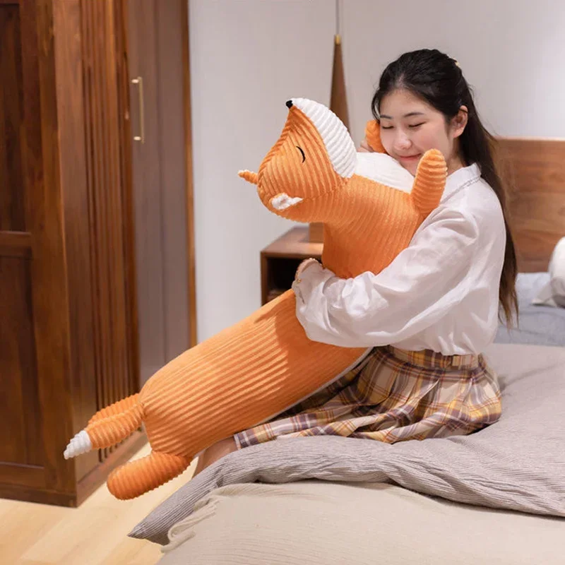 

Lovely Animal Side Sleeping Body Pillow 110cm Bed Sofa Home Decorative Long Throw Pillow Classmate Friend Birthday Present Gift