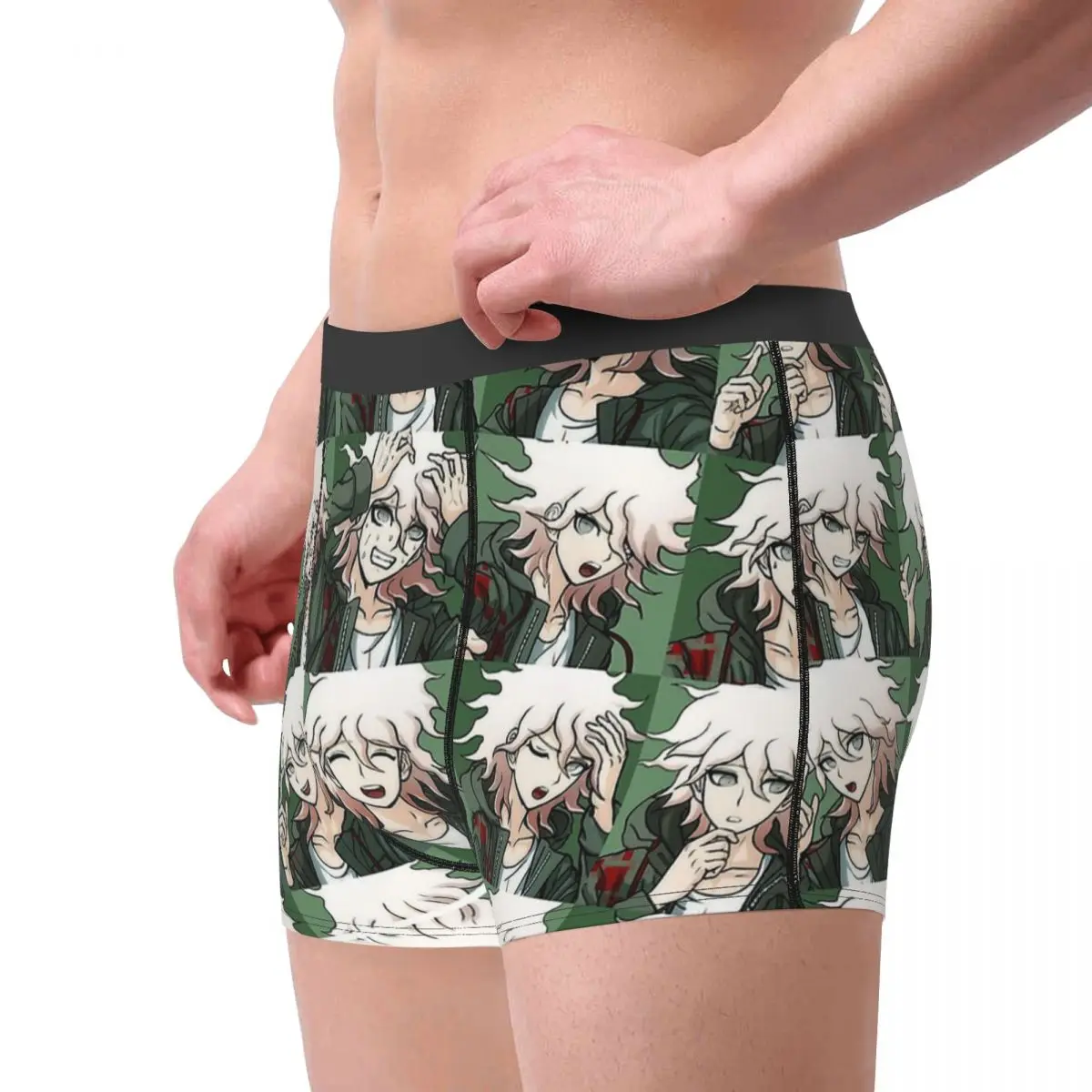 Трусы Nagito Komaeda Danganronpa, дышащие трусы, мужское нижнее белье, удобные шорты, боксеры, трусы