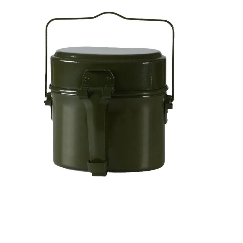 High Temperature Resistant Aluminum Lunch Box Multi-functional Military Style Outdoor Set