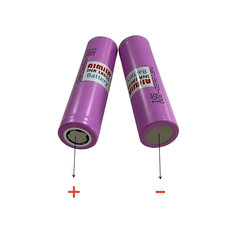 3.6V 3000mAh 10PCS 18650 Battery For Samsung INR18650 30Q Lithium Lon Battery Replacement External Battery