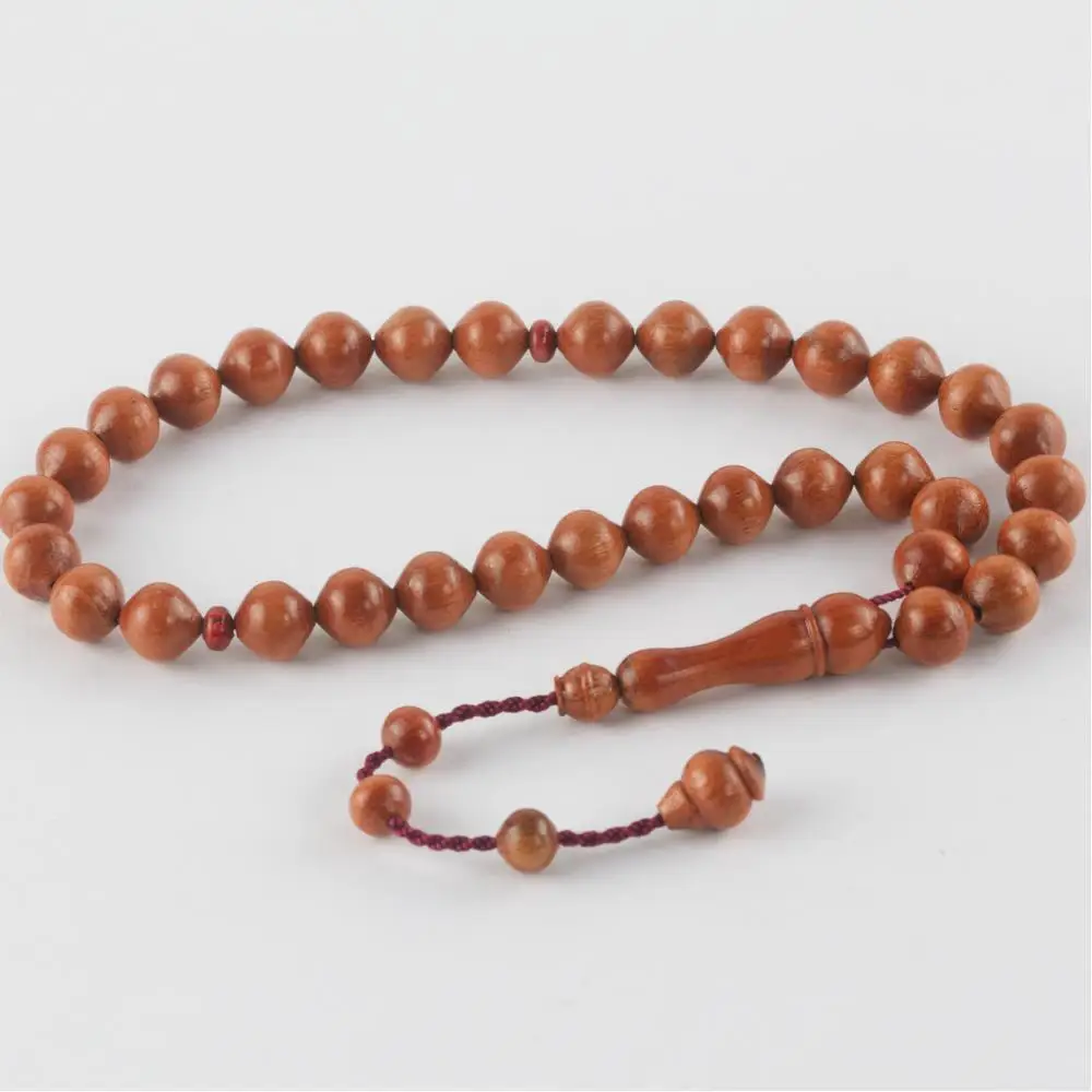 Turnip Cut Blind Thorn Tree Prayer Beads 10 mm