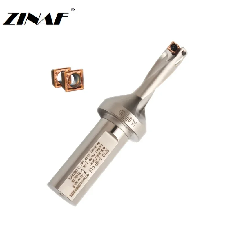 Imagem -02 - Broca de Pequeno Diâmetro Inserir u C20- 2d 3d 4d 10 10.5 11 11.5 12 Rápido Spmt Spmt040204 Torno Mecânico Cnc