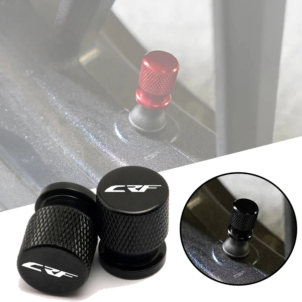 Para honda crf 150 230 250 450 1000 r f x motocicleta cnc acessórios tampas da válvula de ar do pneu moto roda pneu poeira hastes capa