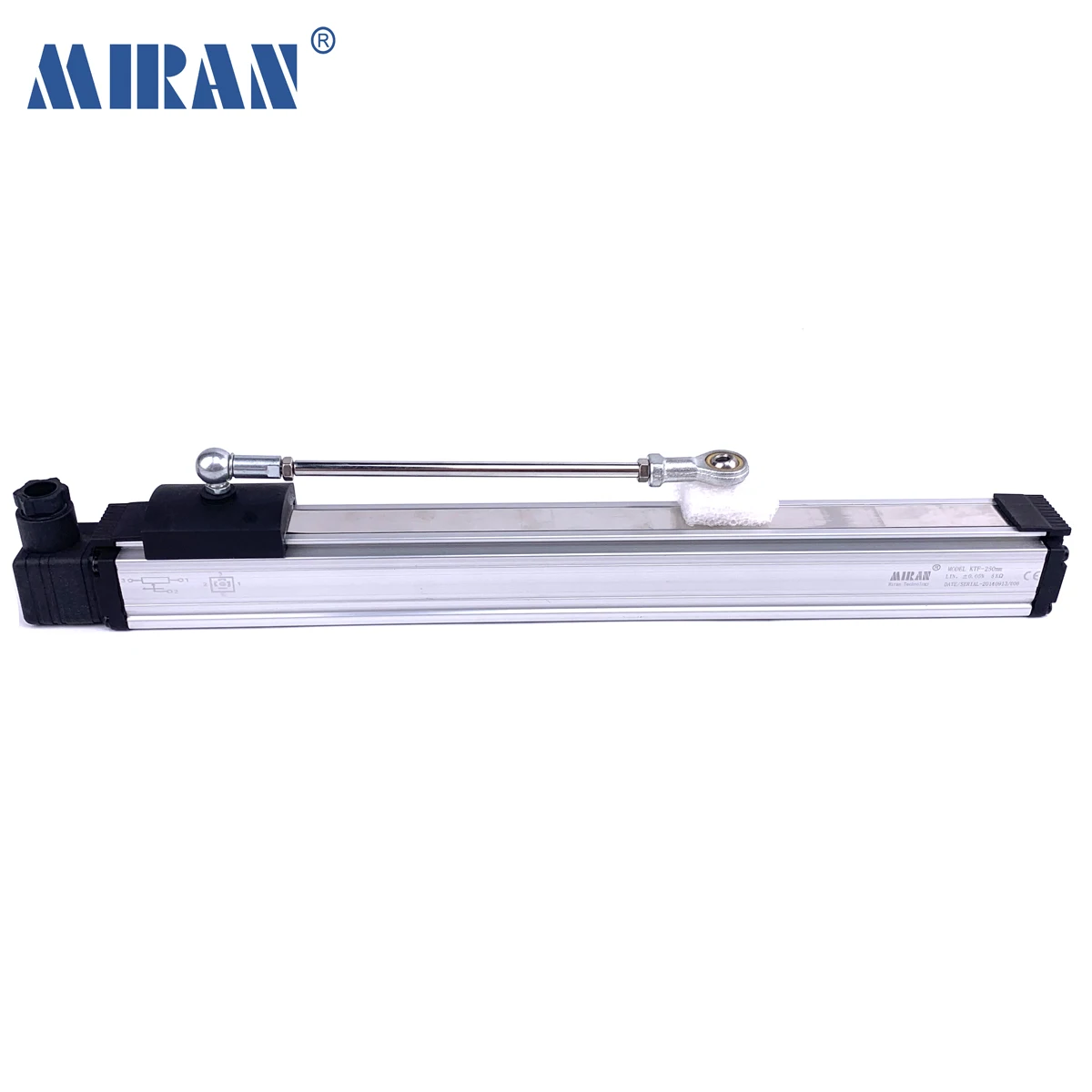 MIRAN KTF1 600-1000mm Slider Linear Displacement Sensor Linear Position Transducer Potentiometer for Injection Molding Machine