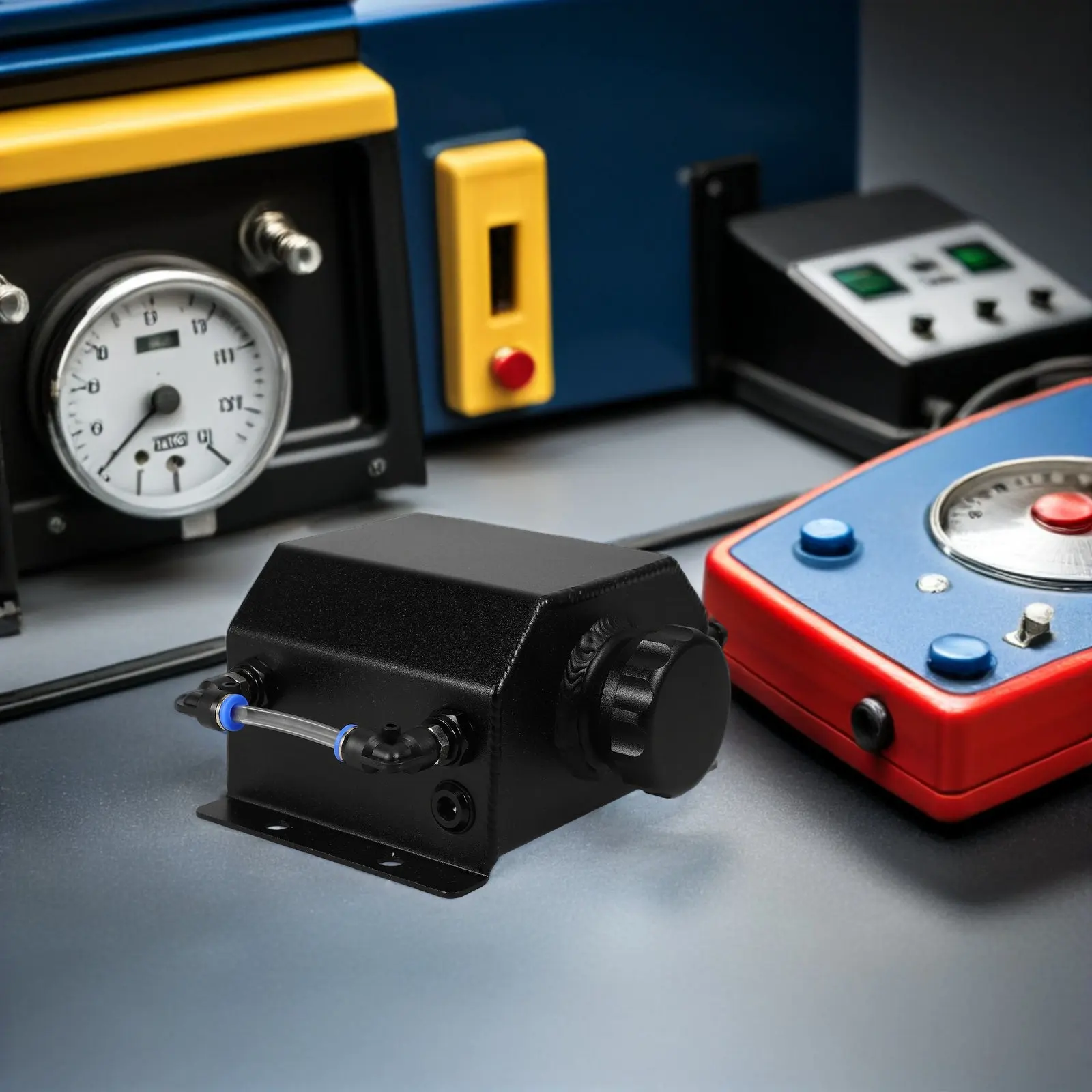 

Aluminum Oil Catch Can 1L Coolant Overflow Tank Engine Radiator Expansion Reservoir Oil Separator Collection Tank