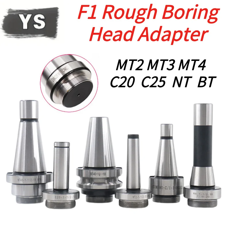 

1 шт. держатель для расточного инструмента BT30 BT40 MT2 MT3 MT4 C20 C25 NT30 NT40 R8 F1, адаптер для расточной головки с хвостовиком для расточного станка, диаметр головки 50 мм