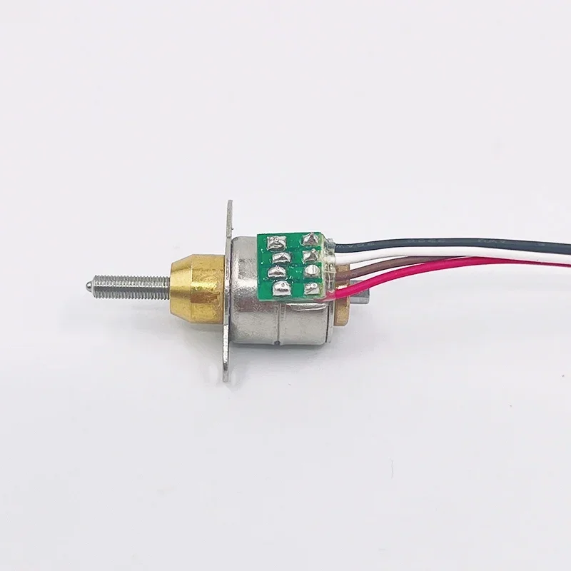 DC 5V Precious Nidec 10mm Stepper Stepping Motor 2-Phase 4-Wire Telescopic Linear Screw Shaft 6.5mm Stroke for Valve Control