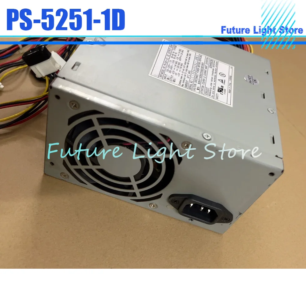 

250W P1 Interface 24-Pin 4 IDE Interfaces CPU P2 Interface 16-Pin Power Supply PS-5251-1D