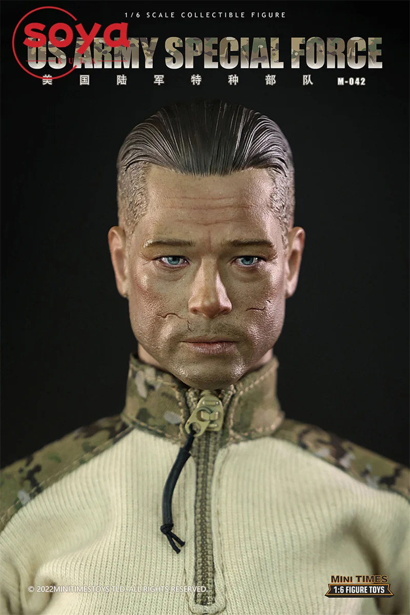 미니타임즈 M042 1/6 스케일 미 육군 특수부대 병사 액션 피규어 12인치 남성 피규어 풀 세트 수집용 모델 장난감