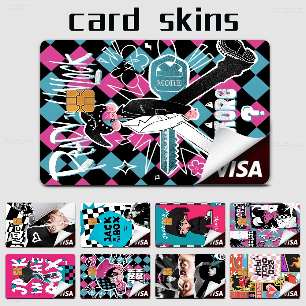 J-Hope -Arson Kpop 100% Hot Sale Amine Credit Debit Bank Card Bus Card Film Skin Sticker