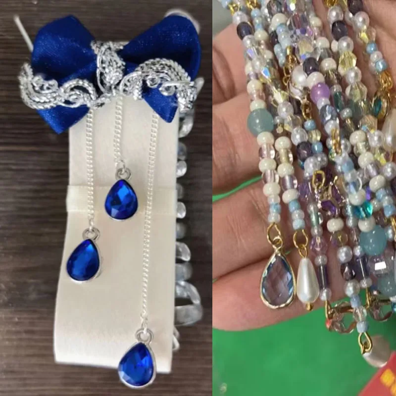 10pcs Crystal Glass Water Drop Shape Charms Pendant for Handmade Earrings Bracelet Necklace Pendant DIY Jewelry Making Supplier