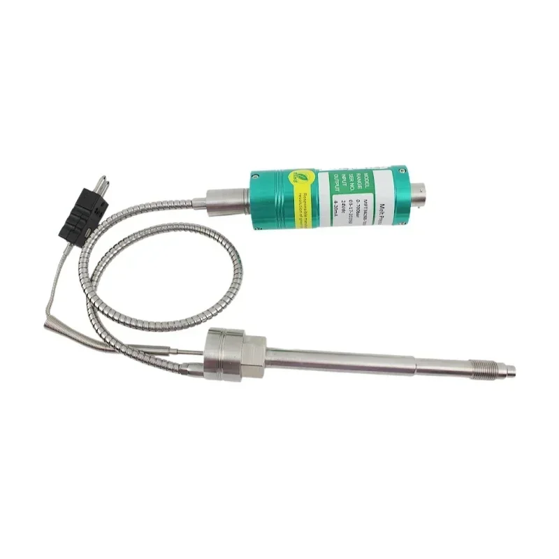 

High Temperature 700deg.C. Dual Pressure And Temperature ROHS Extruder Melt Pressure Transducer for food & medicine