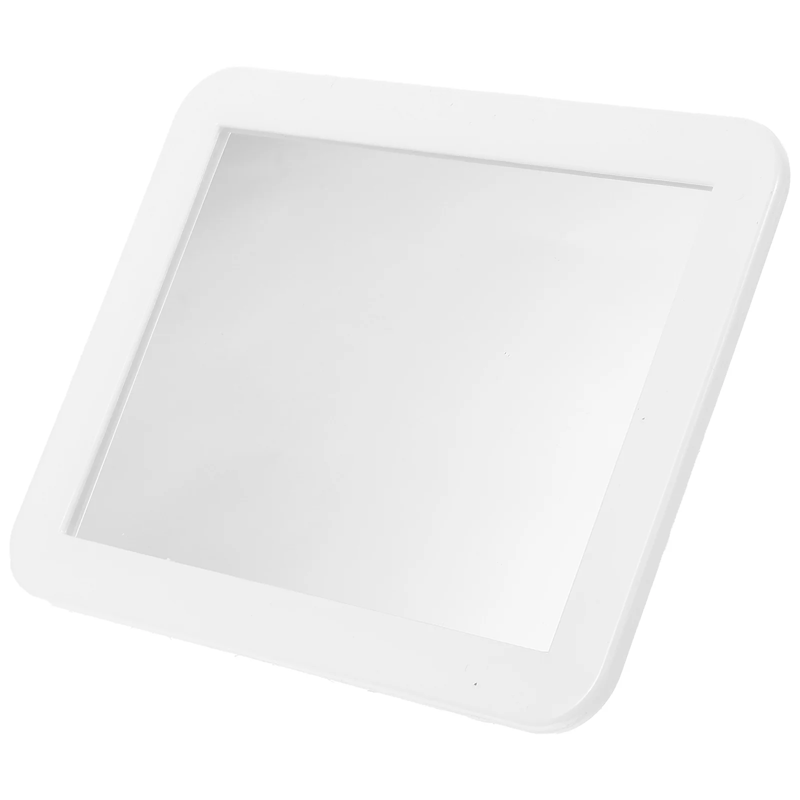 Plastic Magnetic Makeup Mirror Rectangular Multi-purpose That Can Be Attached to The Iron Cabinet (white) Locker Mirrors Vanity