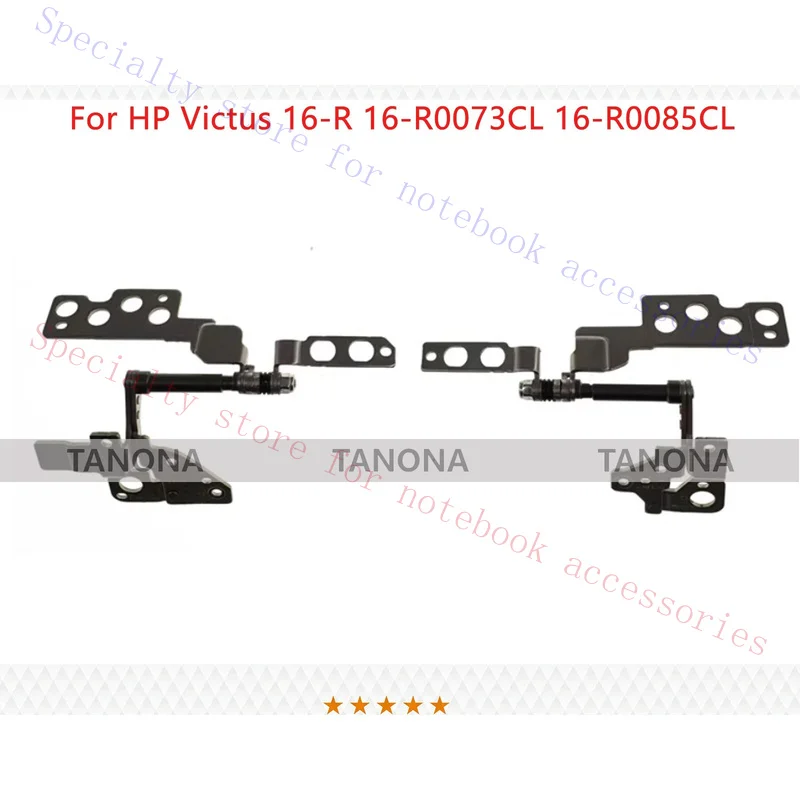 R+  New For HP Victus 16-R 16-R0073CL 16-R0085CL Laptop LCD Hinges Kit Left & R
