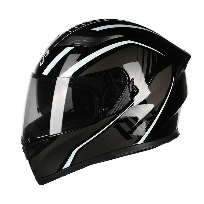 

Full Face Motorcycle Helmet Motocross Motorbike Riding Helmet for Moped Scooter Cruiser Cascos Para Motos Four Seasons Unisex