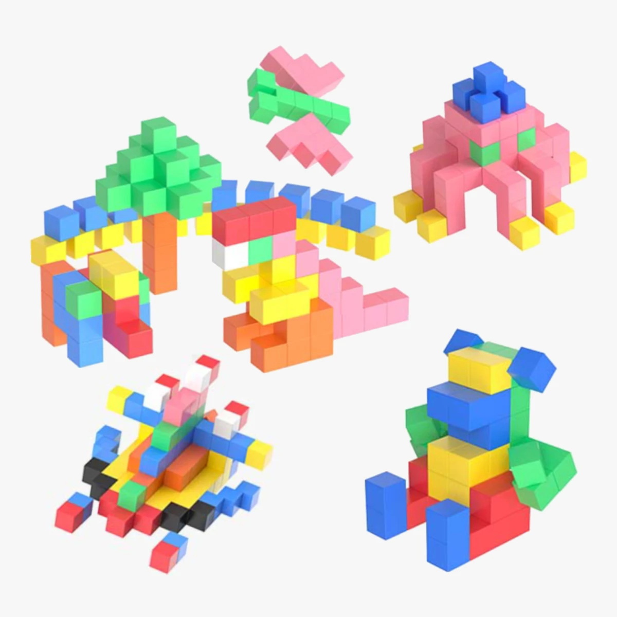 

Magnetic Blocks for Kids Magnet Cubes Building Blocks Construction Play Montessori STEM Educational Sensory Toys Boys Girls Gift