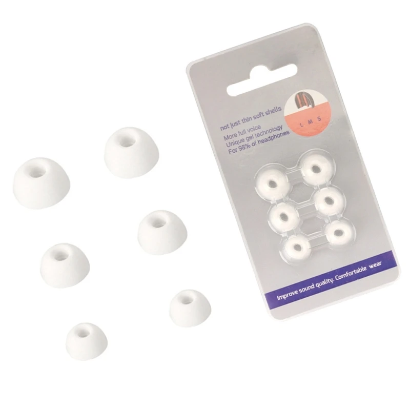 M17B Silicone Ear Tip Soft Silicone Earbud Tip Earbud Capa para Earbud Ear (a)