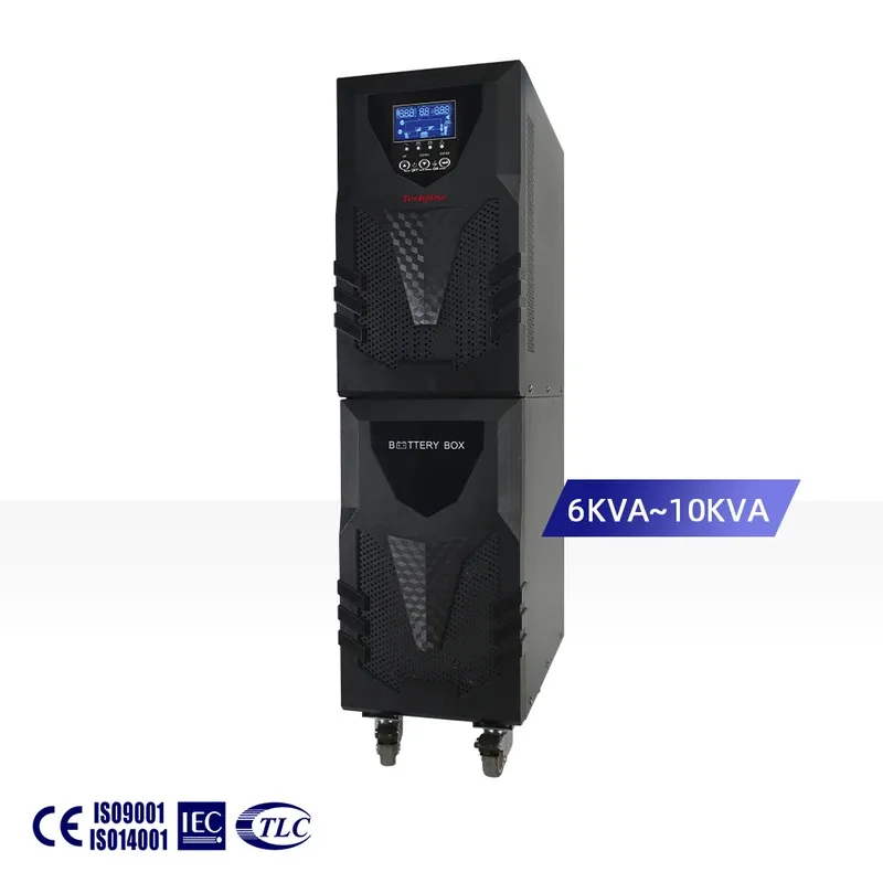 مصنع توريد عالية التردد موجة جيبية نقية UPS 220 فولت 110 فولت 6KVA 6KW UPS