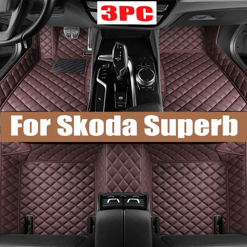 

Car Floor Mats For Skoda Superb 2023 2022 2021 2020 2019 2018 2017 2016 Automobiles Interior Accessories Waterproof Carpets