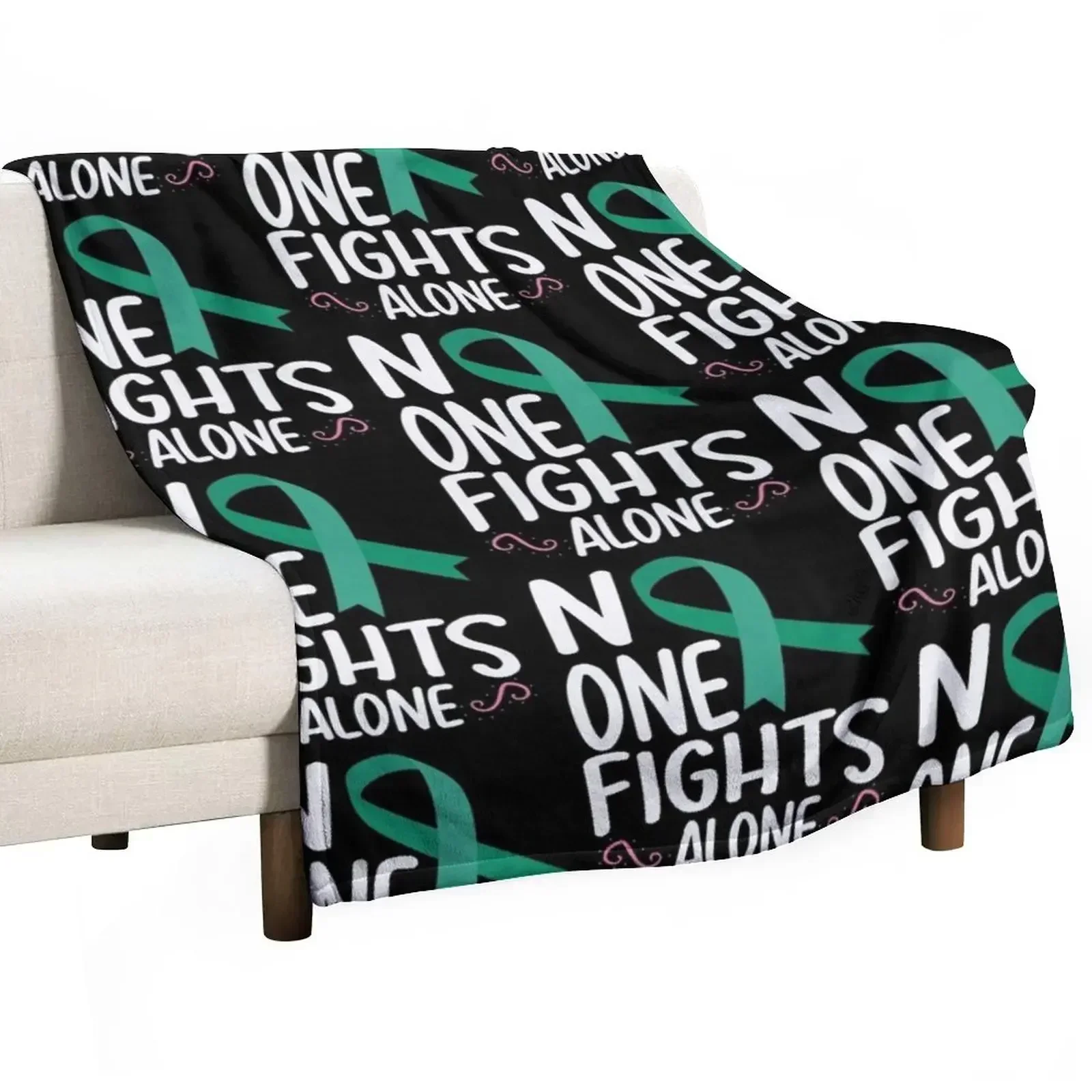 Liver Cancer Awareness Support Rehab Emerald Green Throw Blanket Bed Polar For Decorative Sofa for winter For Baby Blankets
