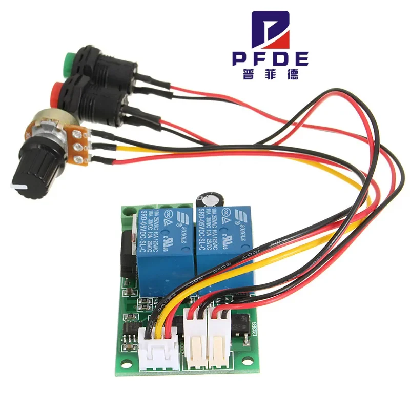 DC 6V 12V 24V PWM DC motor speed controller forward and reverse switch Linear actuator motor controller adjustable Speed Control