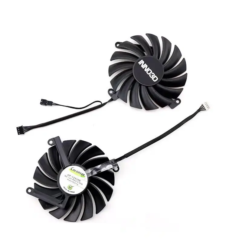 CF-12910S 85MM 4PIN DC 12V 0.35A RTX3060Ti RTX3070 GPU Fan For Inno3D GEFORCE RTX 3050 3060Ti 3070 TWIN X2 OC Graphics Card Fan