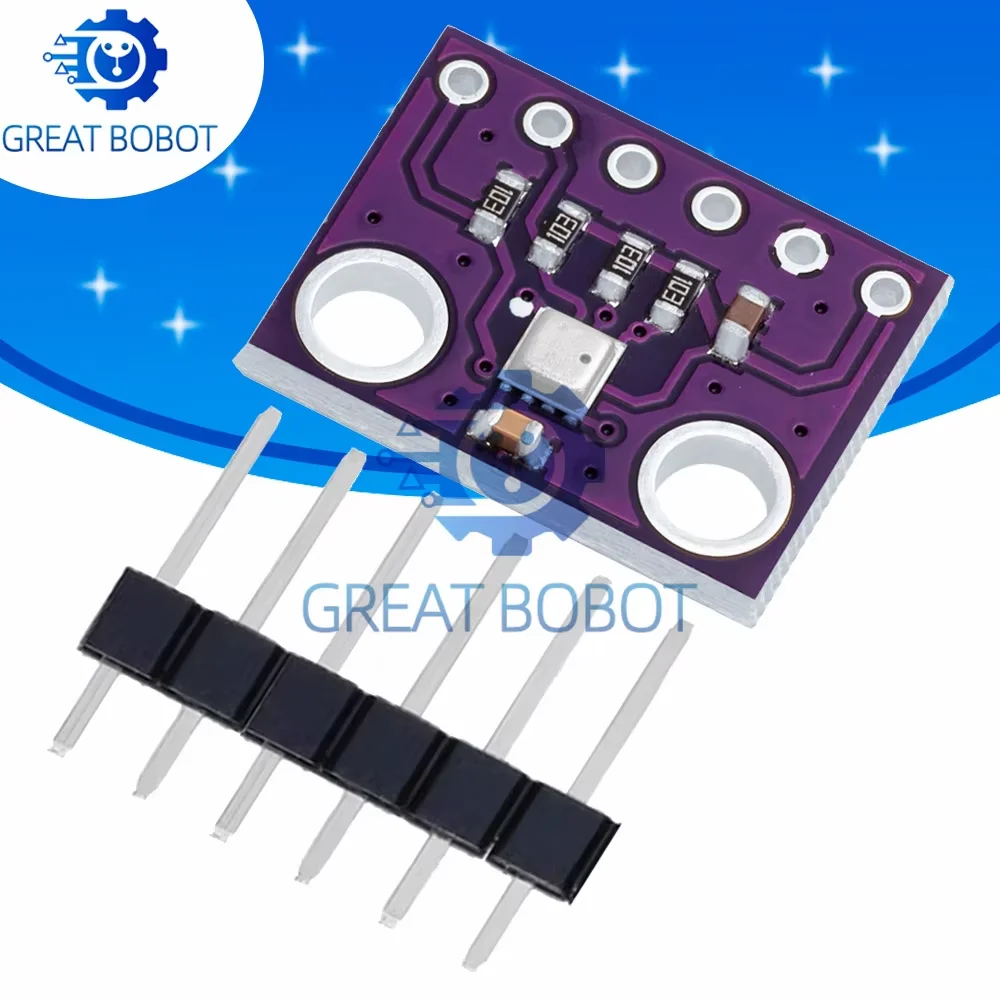 Module de capteur environnemental GY-BME280, détecteur de pression barométrique I2C SPI à double alimentation 3,3 V/5 V