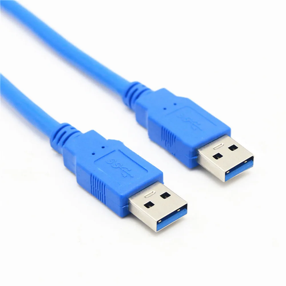 Kabel USB 3.0 do USB z męskiego na męskie M/M typ A do USB3.0 przedłużacz kabla linii 0.3M/0.5M/1M wysokiej jakości do chłodnicy mobilnej